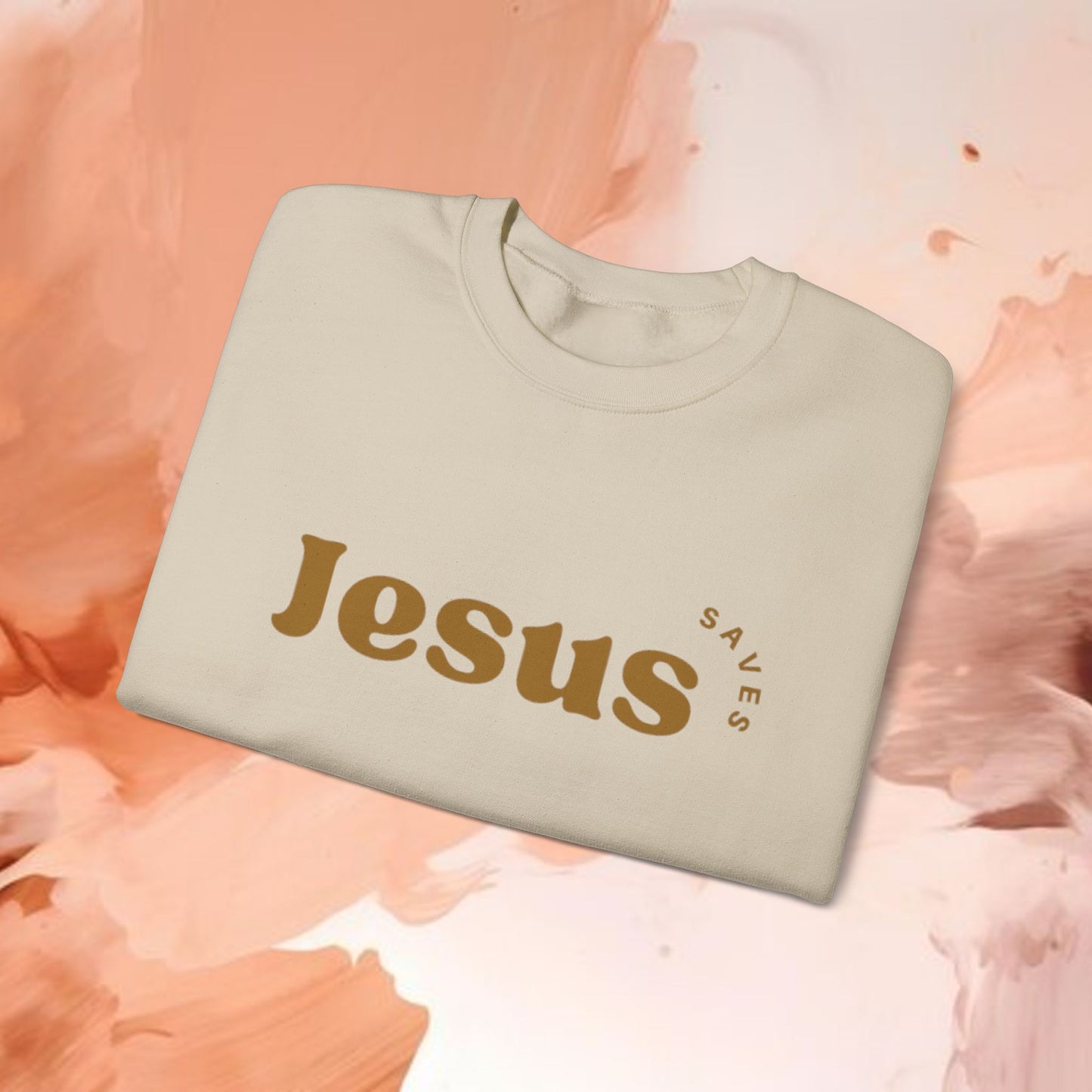 Jesus Saves-Crewneck Sweatshirt