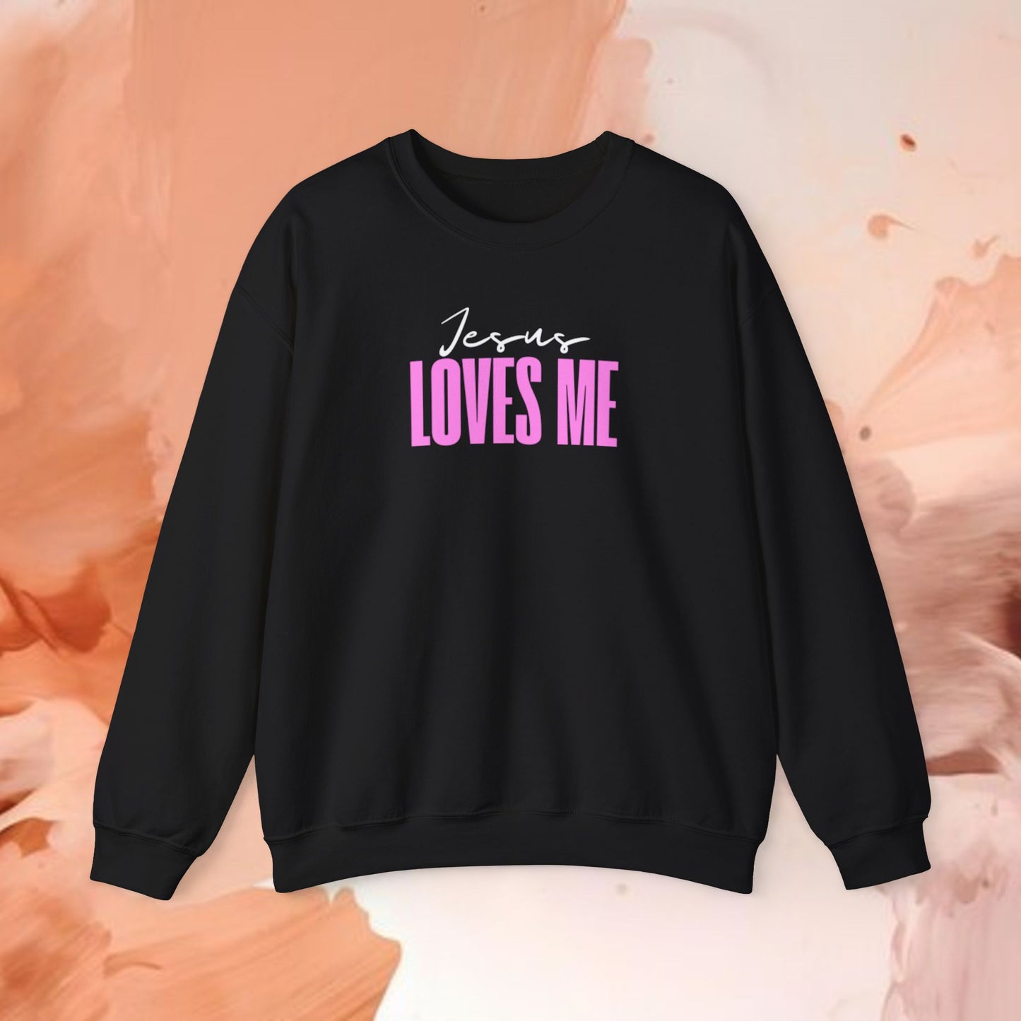 Jesus Loves Me-Crewneck Sweatshirt