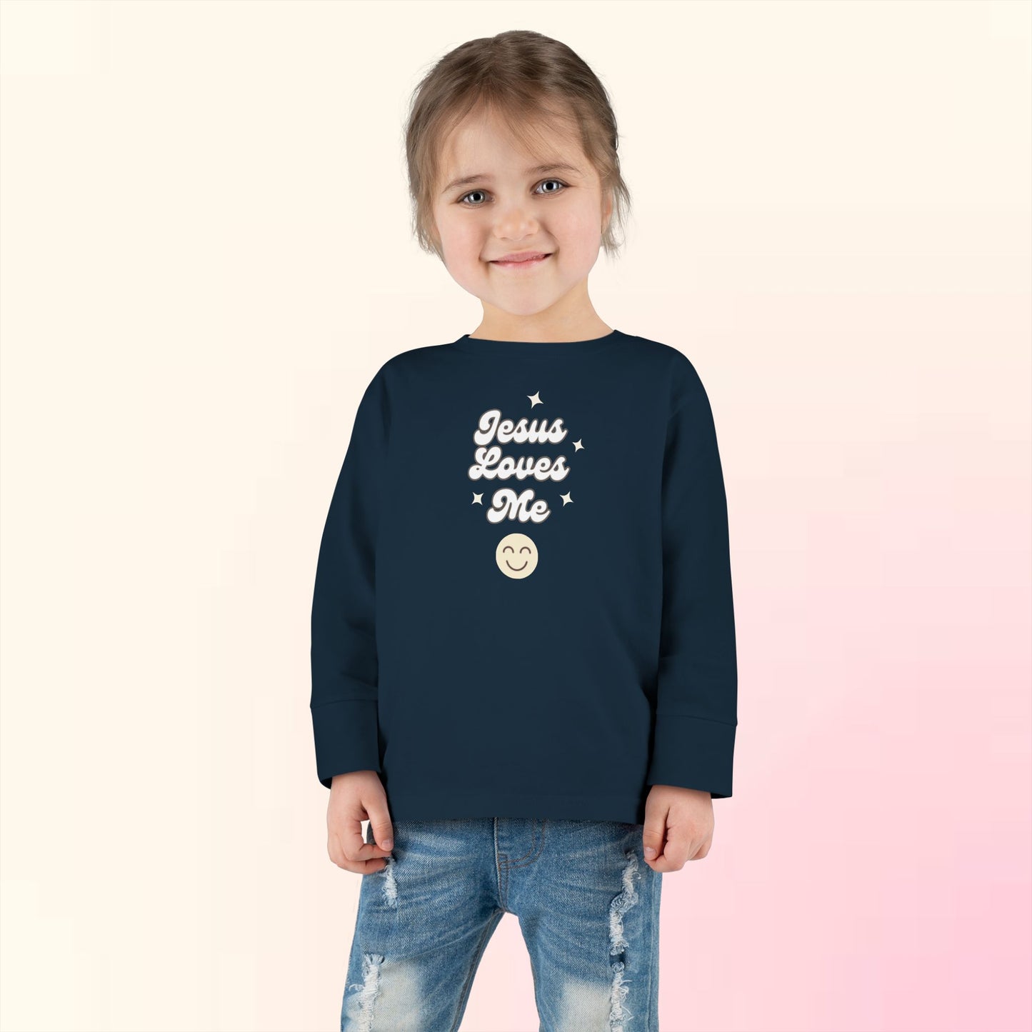 Jesus Loves Me- Kids Long Sleeve Tee