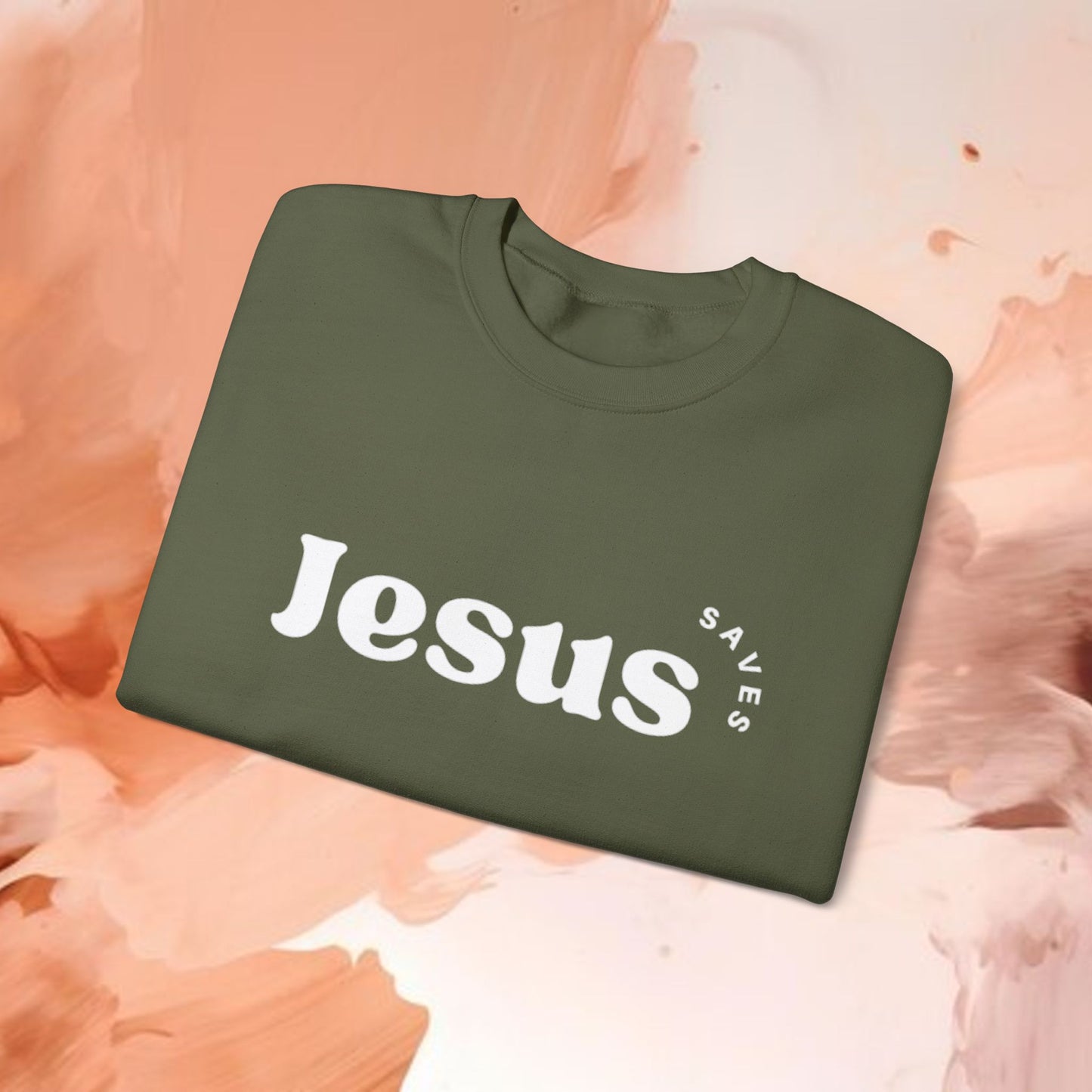 Jesus Saves-Crewneck Sweatshirt