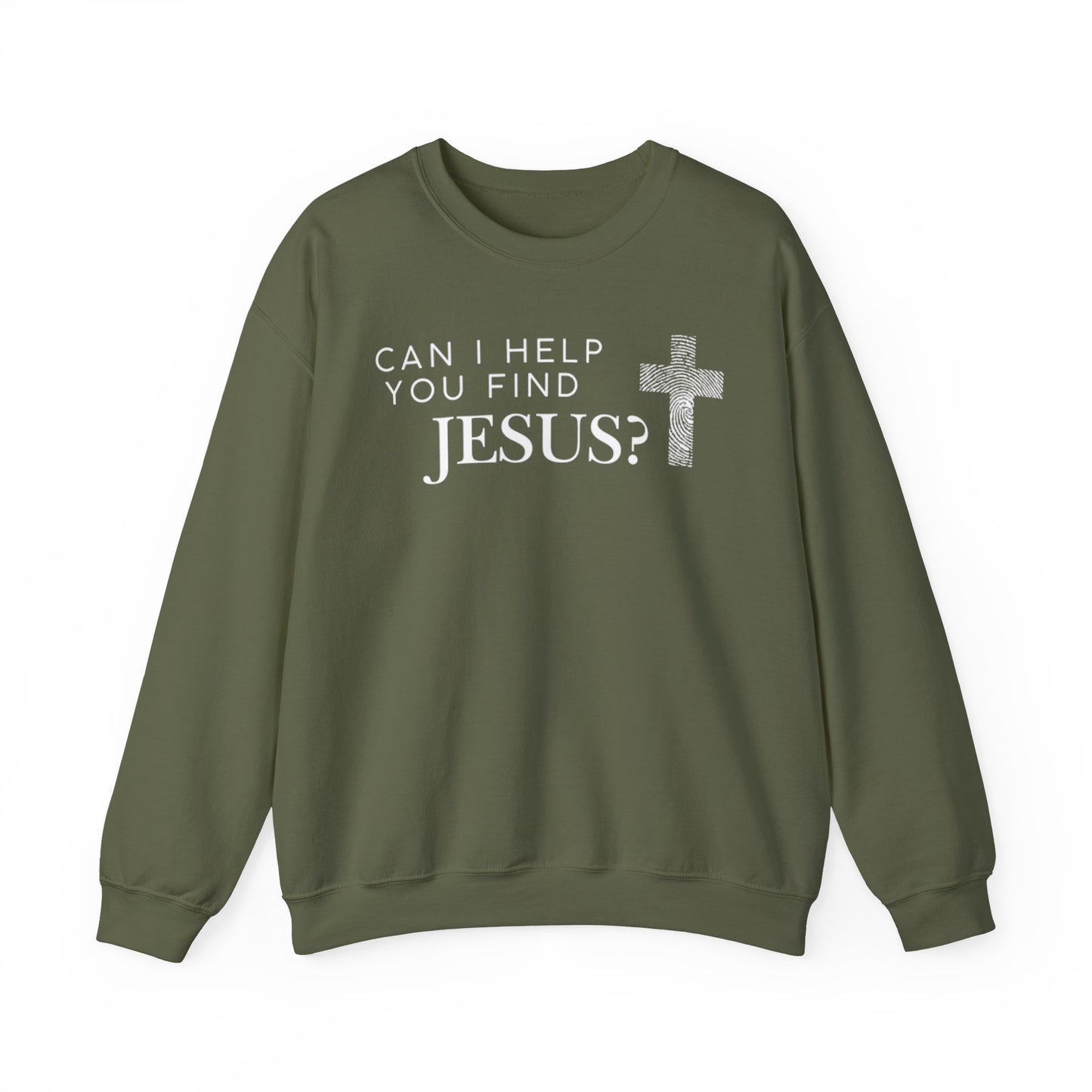 Can I Help You Find Jesus-Crewneck Sweatshirt