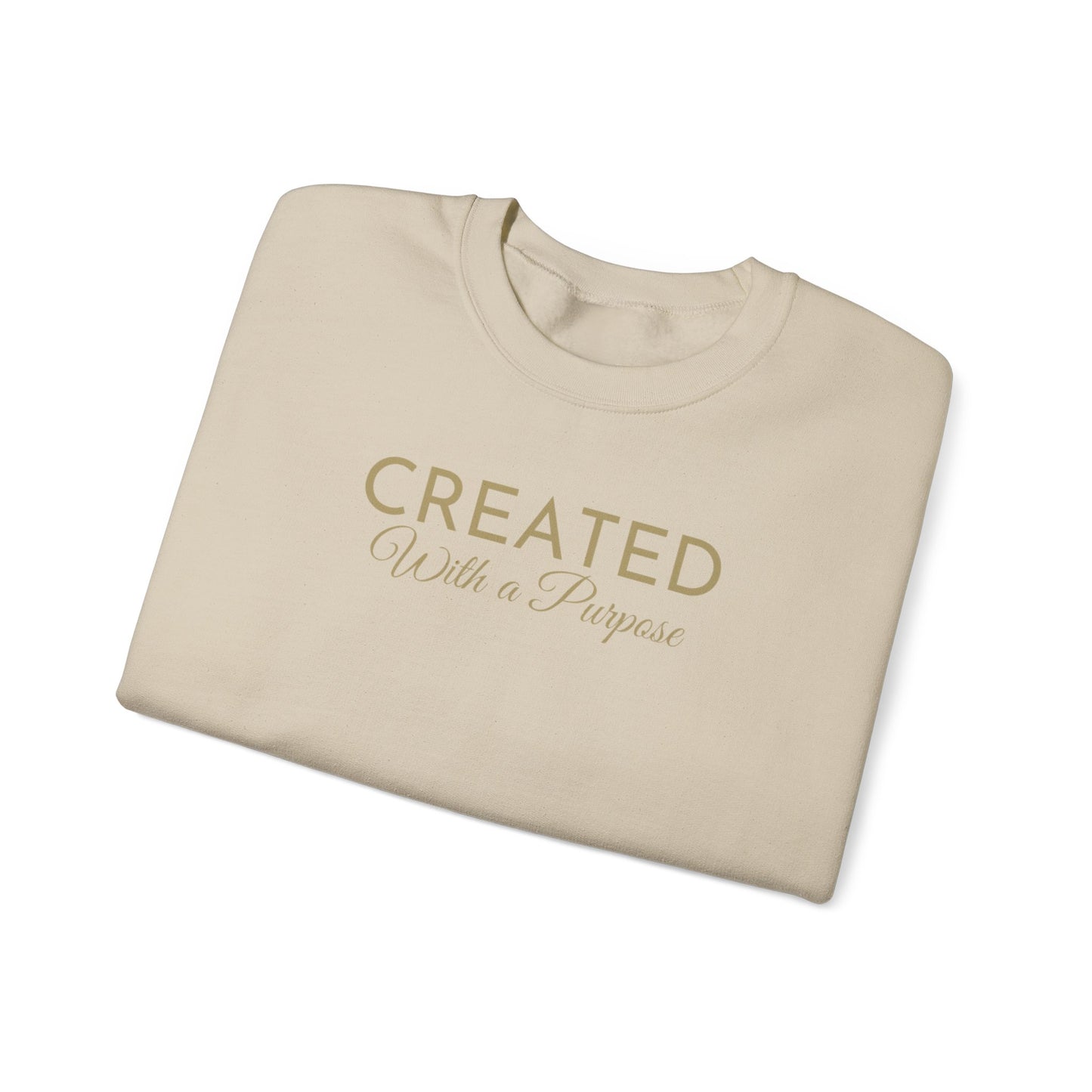 Created With A Purpose-Crewneck Sweatshirt