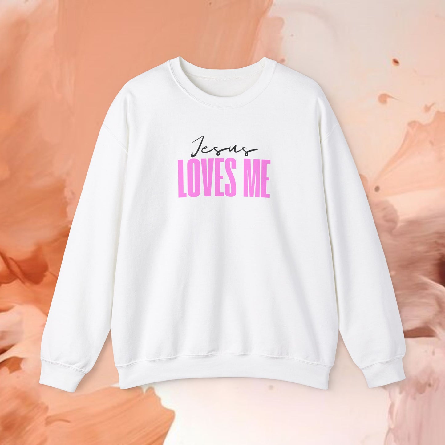 Jesus Loves Me-Crewneck Sweatshirt