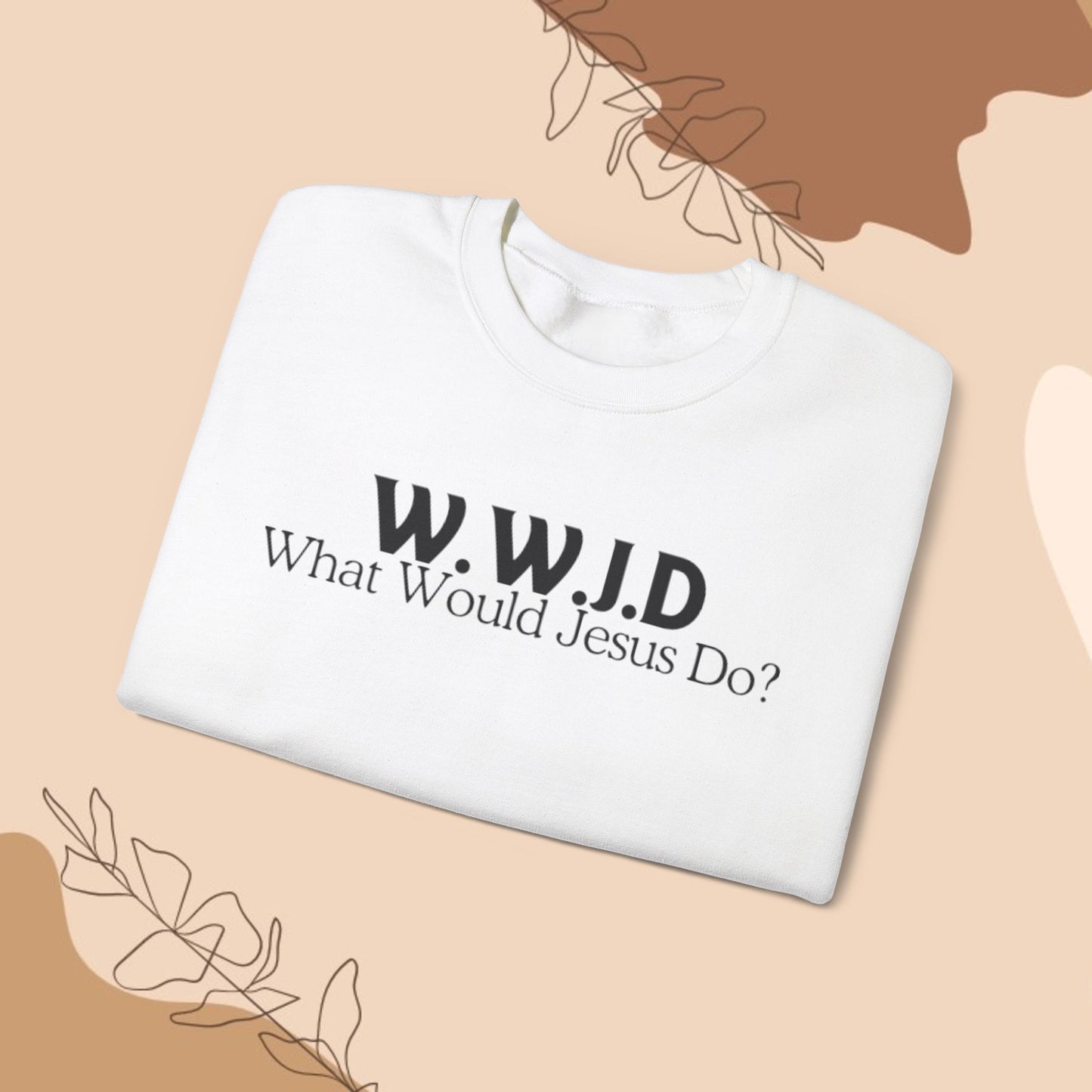 W.W. J. D.-Men's Crewneck Sweatshirt