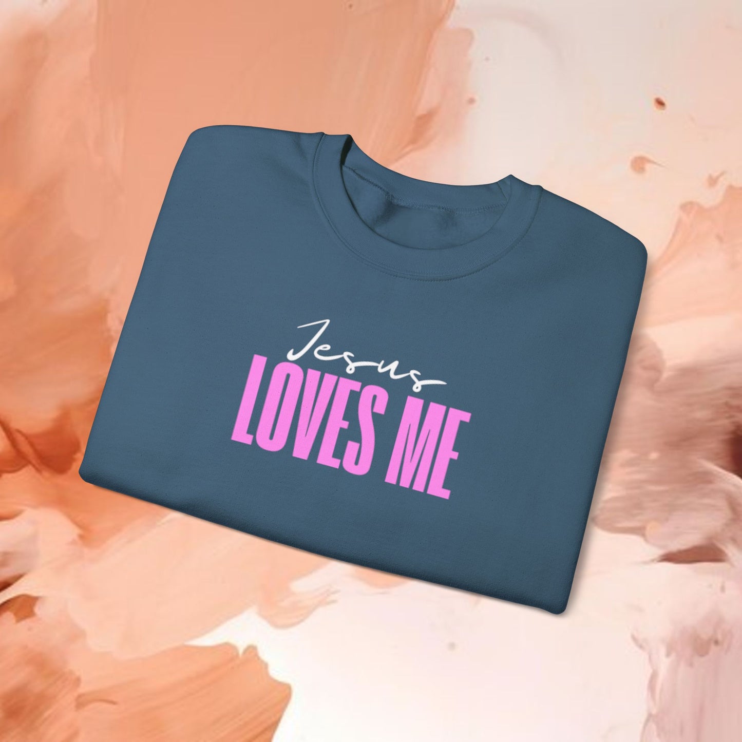 Jesus Loves Me-Crewneck Sweatshirt