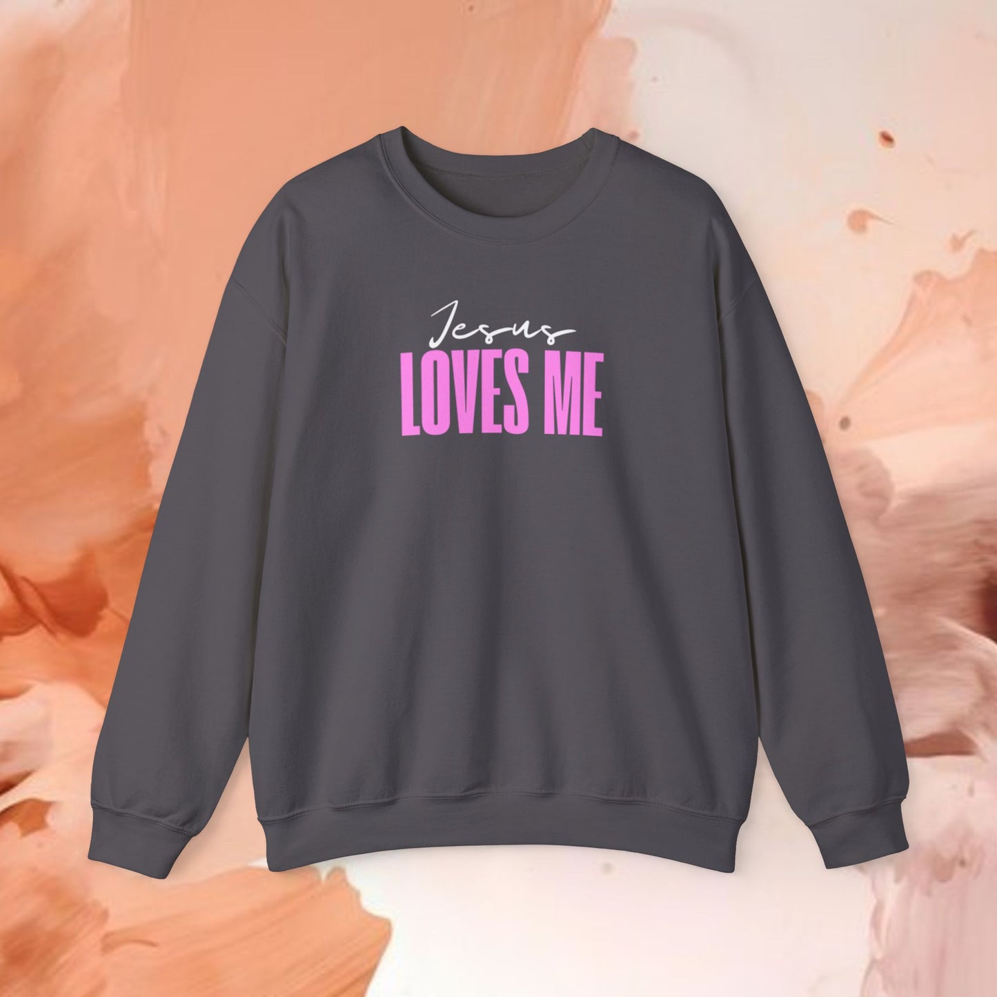 Jesus Loves Me-Crewneck Sweatshirt