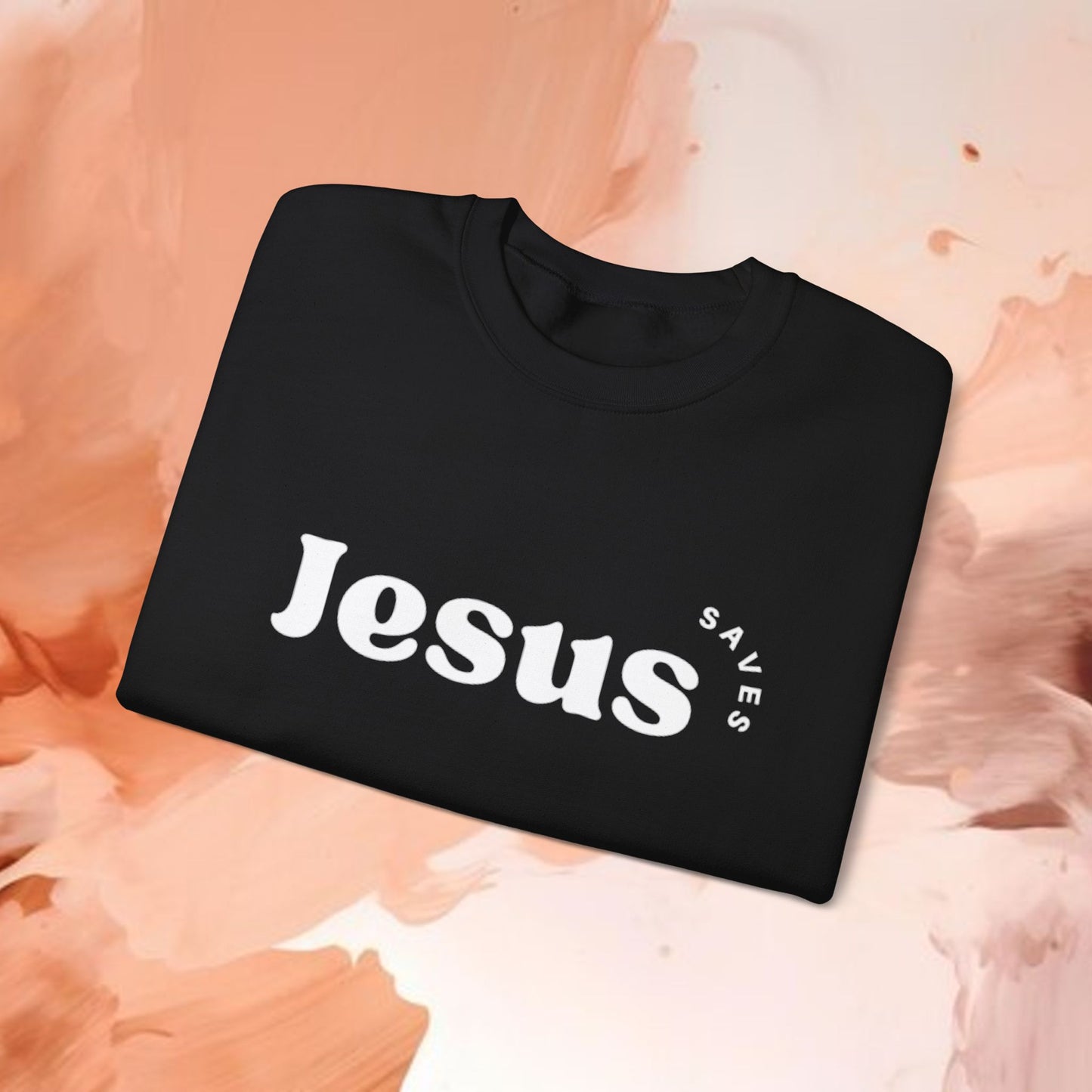 Jesus Saves-Crewneck Sweatshirt