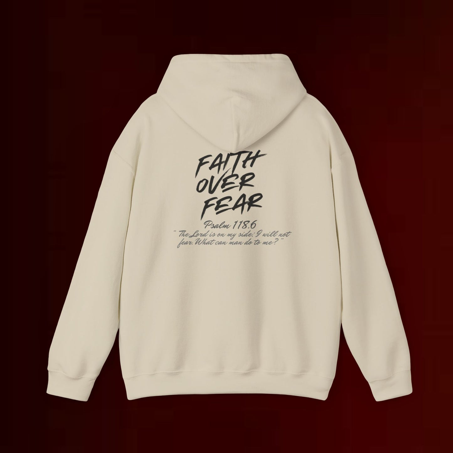 Faith Over Fear-Hooded Sweatshirt