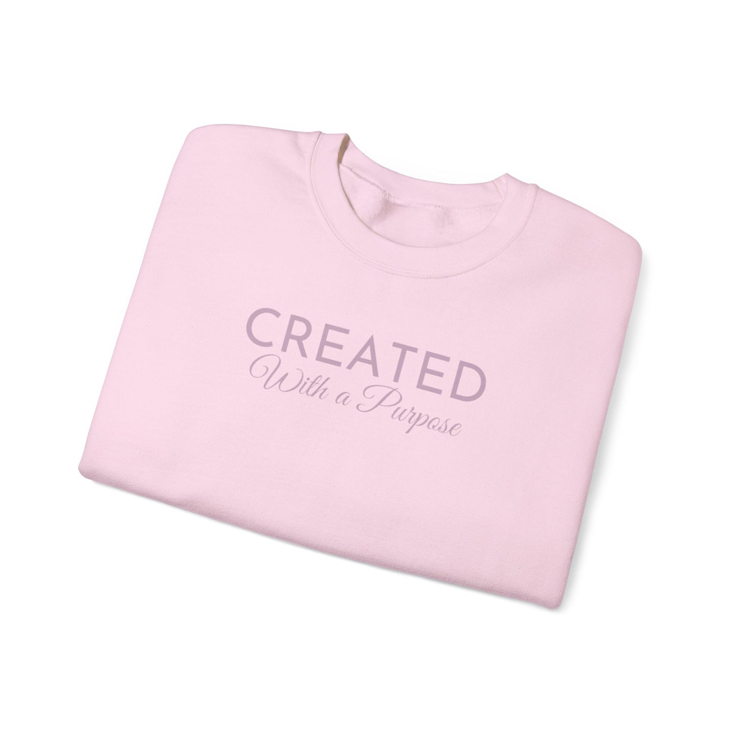 Created With A Purpose-Crewneck Sweatshirt