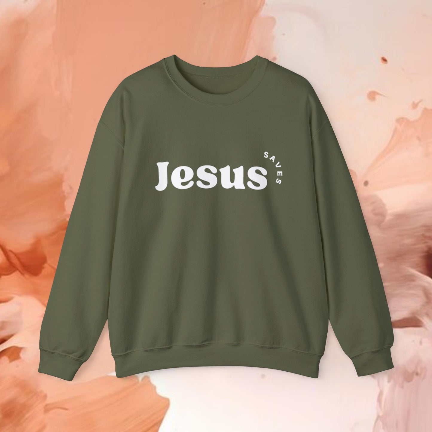 Jesus Saves-Crewneck Sweatshirt