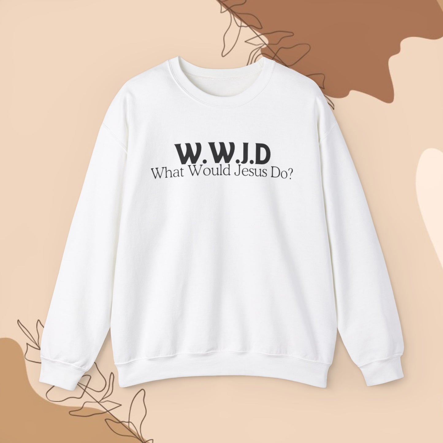 W.W. J. D.-Men's Crewneck Sweatshirt