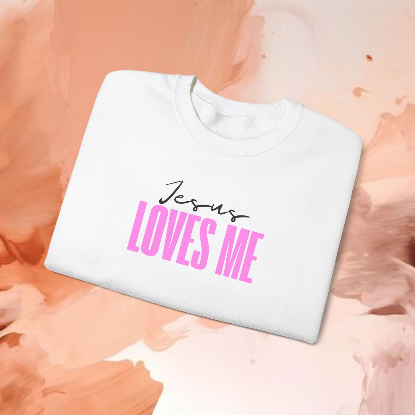 Jesus Loves Me-Crewneck Sweatshirt